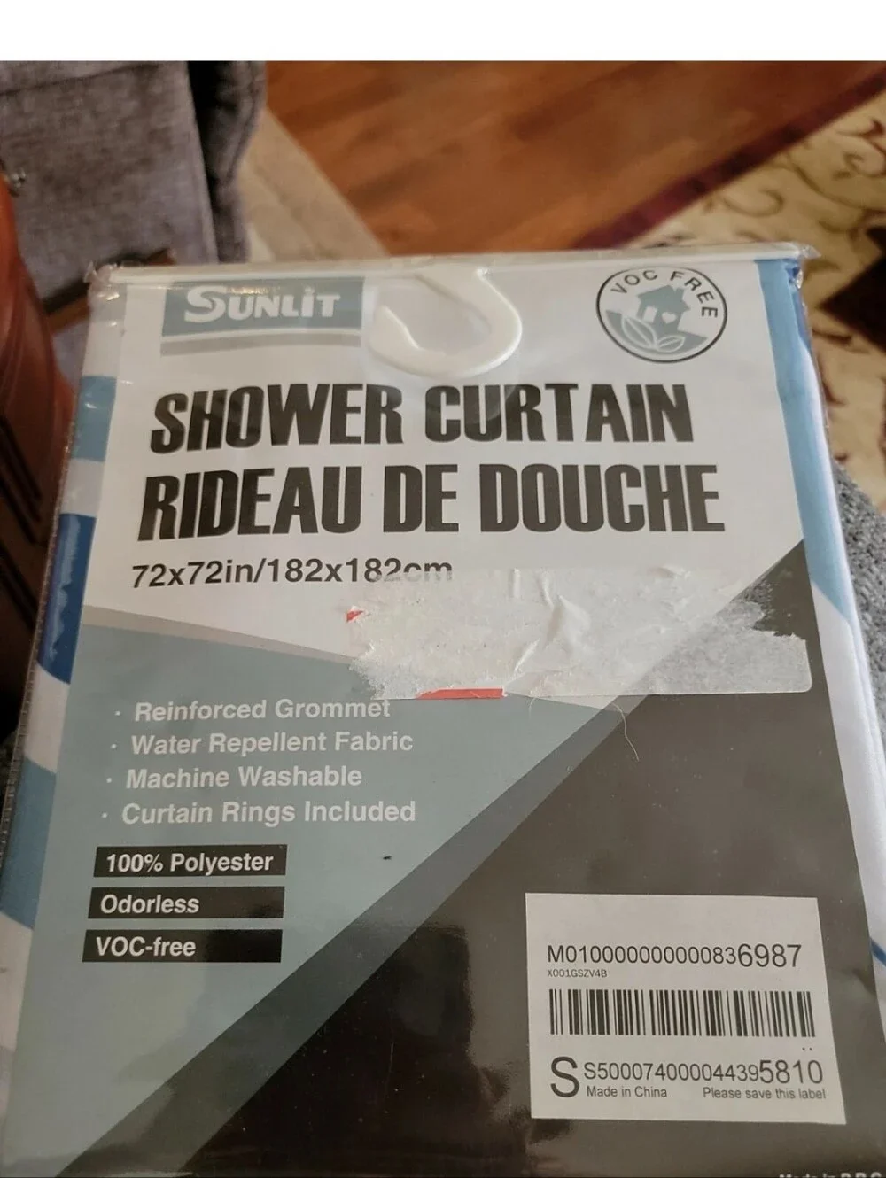 New Sunlit Shower Curtain Water Repellent 72
